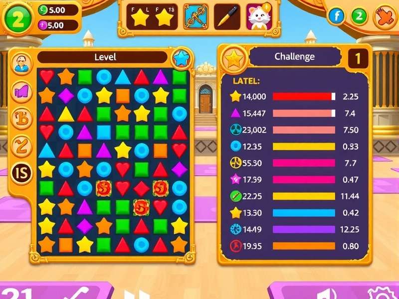 Lassi Majestic Match gameplay screenshot showing colorful puzzle pieces